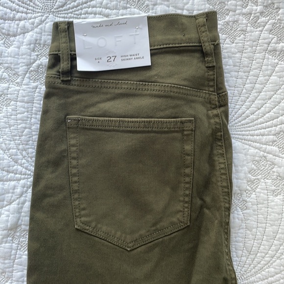 Loft High Waist Skinny Ankle - Picture 3 of 6